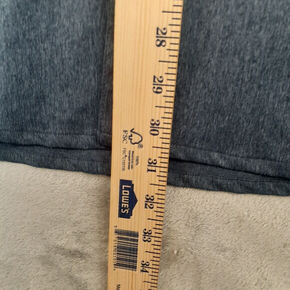 Zeroxposure Travel Series Men's XL Heather Navy Blue Long Sleeve Button Up Shirt - Picture 4 of 8